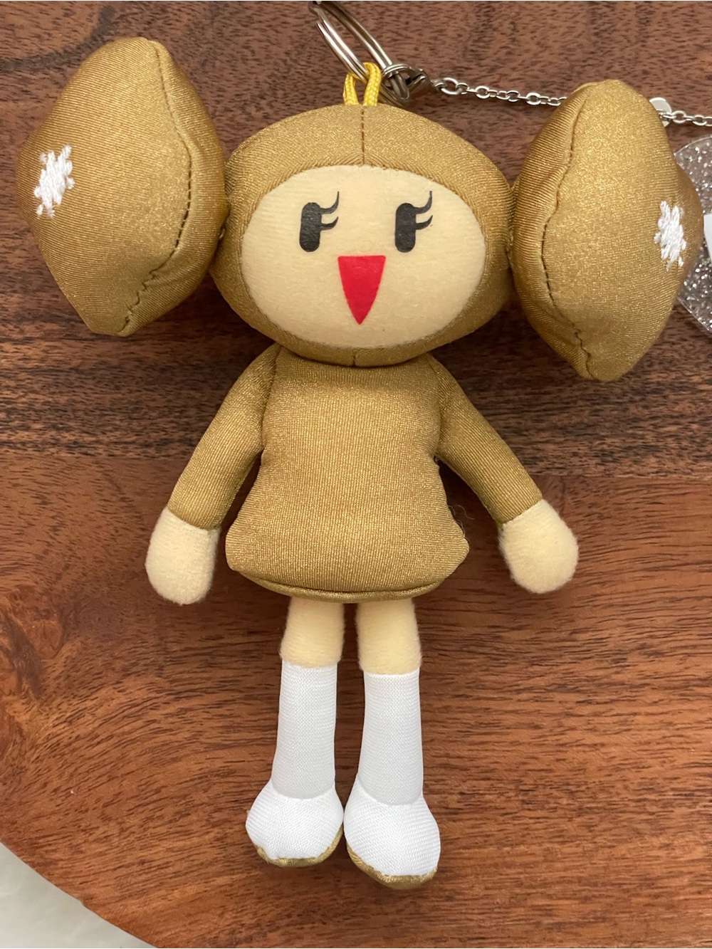 COACH Poppy Chan Goldy Plush Bag Charm - Picture 4 of 7